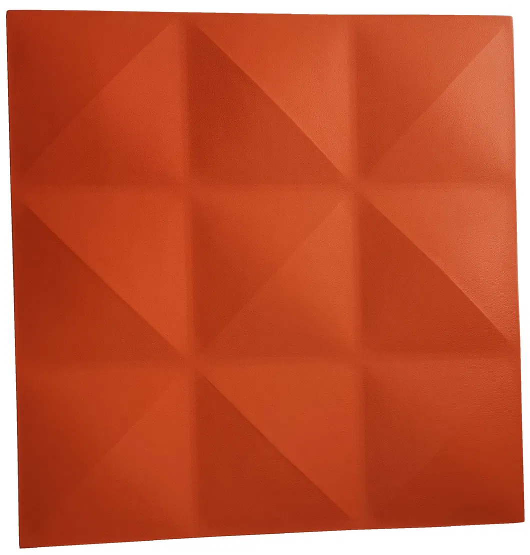 15mm Thickness 3D Leather Wall Panel for Interior Wall Decoration
