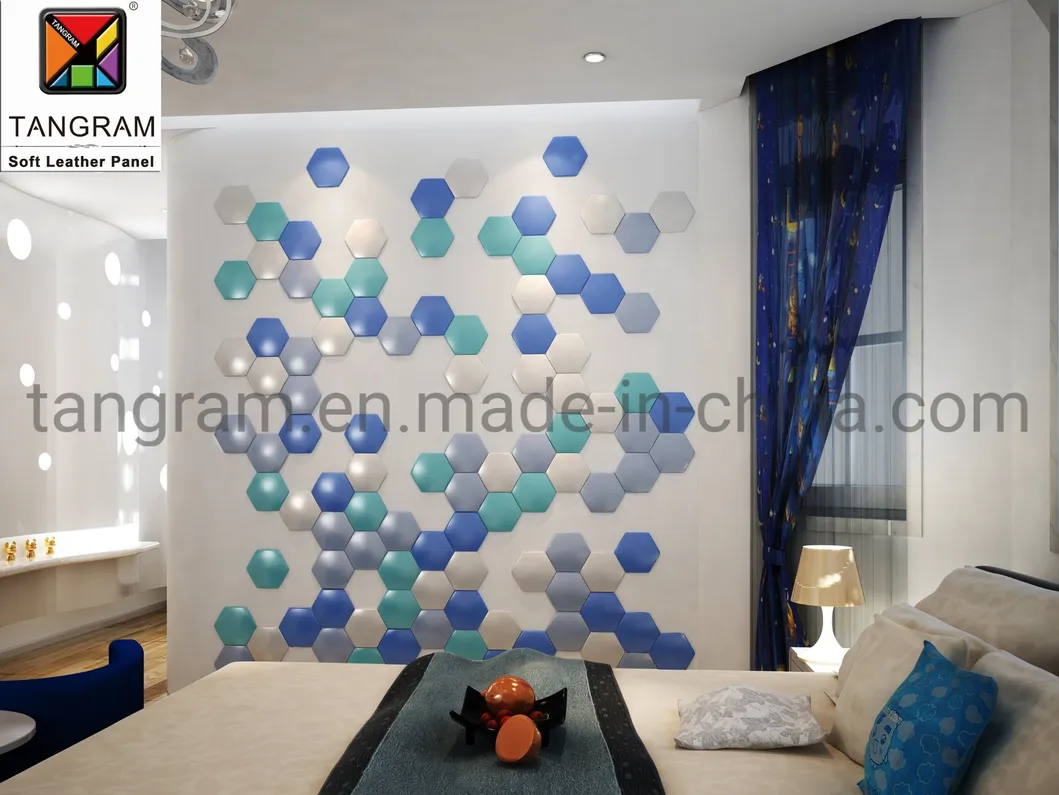 3D Mosaic Sticker, Mosaic Wall Tile, Soft Leather Wall Panel