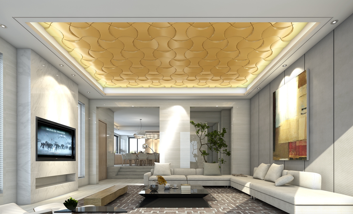 3d leather wall panel--Coco Chanel (3)