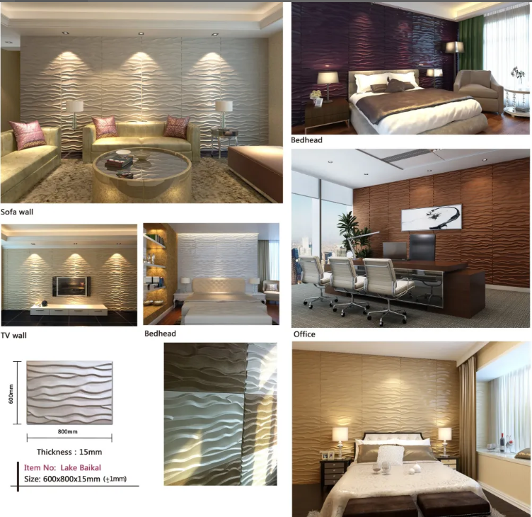 3d leather wall panel--project