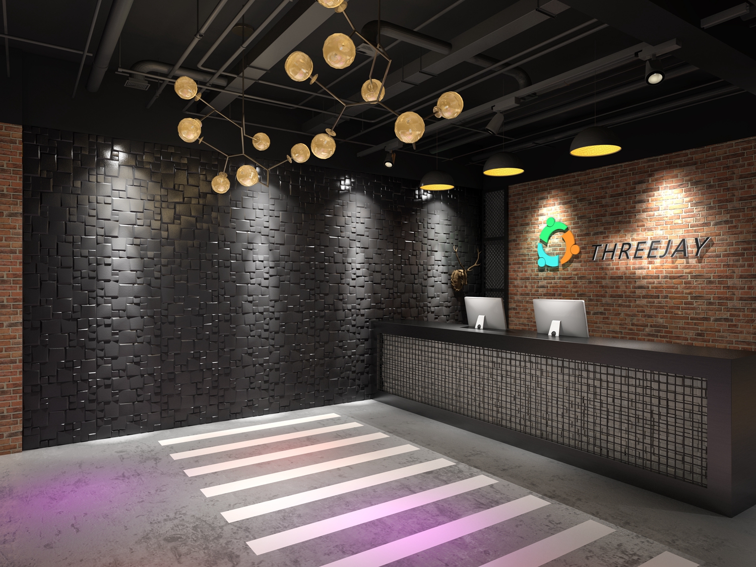 3d wall design leather wallpaper-Barcelona (2)
