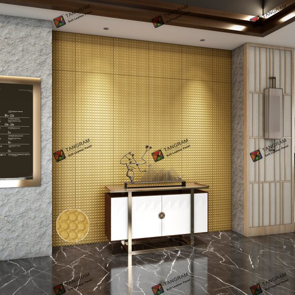 Bio Material Hexagon Indoor Big Wall Panel