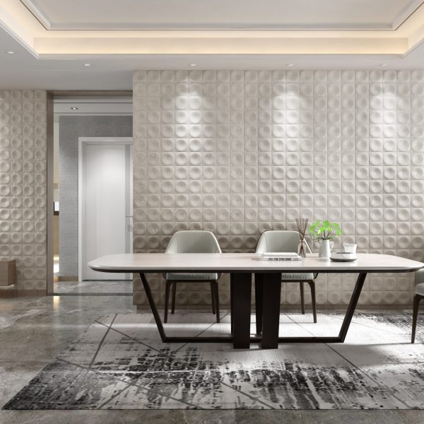 Donut Self Adhesive Easy Installed 3D Leather Wall Sheet