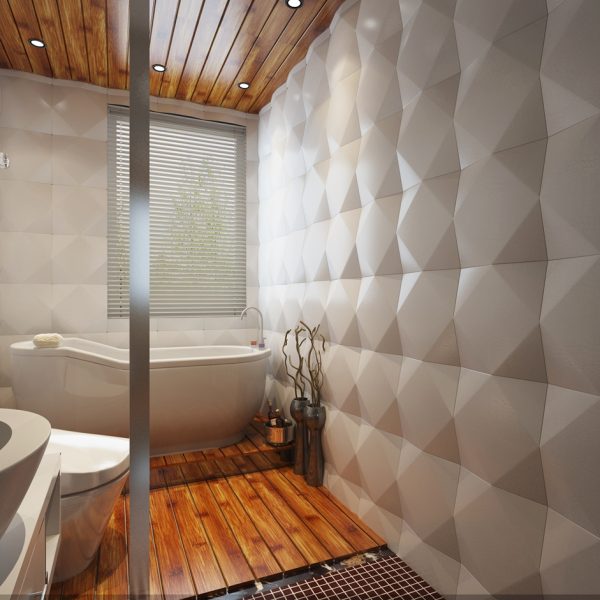 Lightweight Purple Ceiling 3D Wall Panel