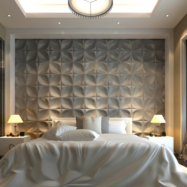 Biodegradable Textured Indoor 3d Wall Panel
