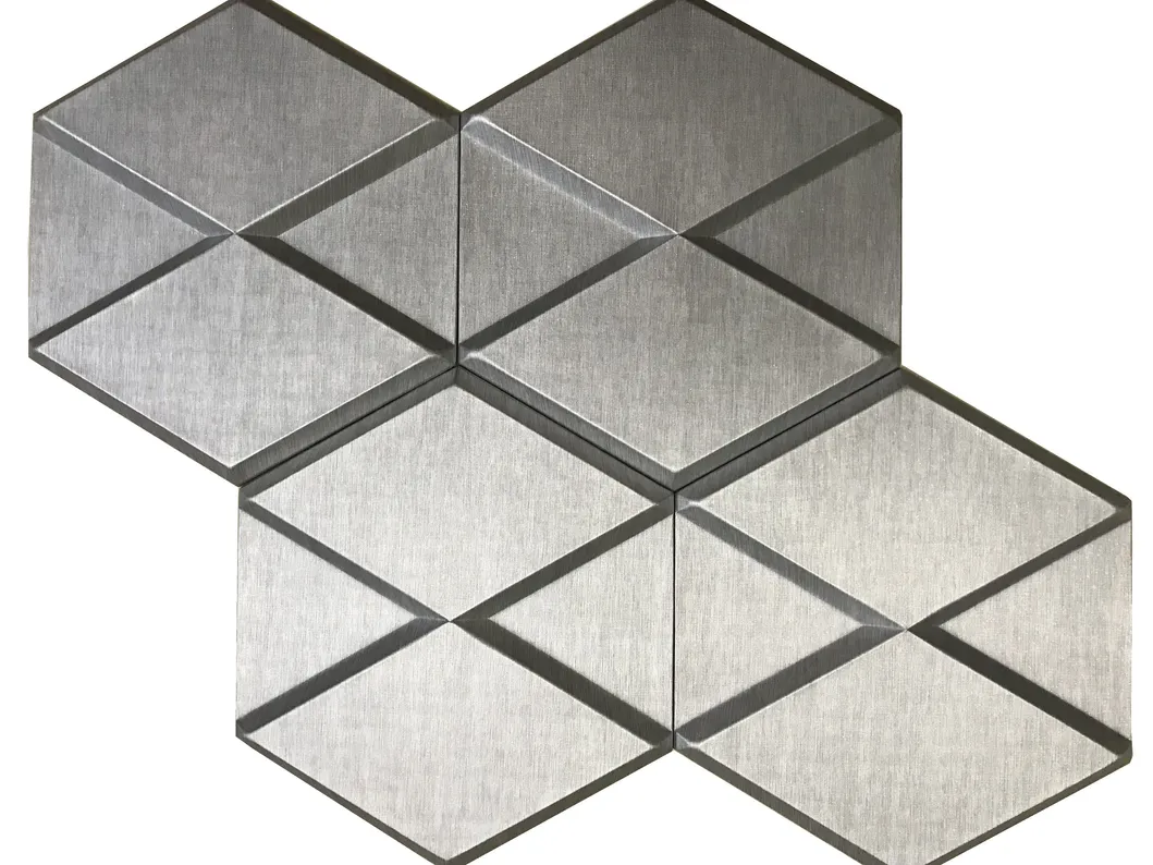 Hexagon Mosaic Tiles, Mosaic Wall Panel, 3D PU Foam Panel