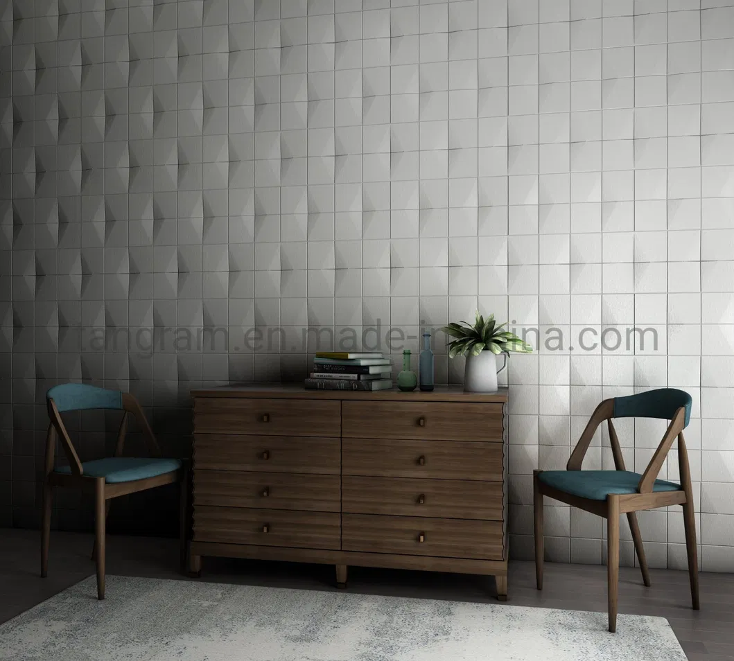 Interior Wall Decorative Material Soundproof Moistureproof 3D Leather Wall Panel