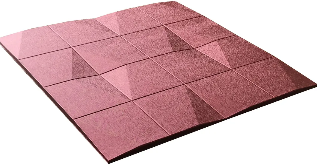Interior Wall Decorative Material Soundproof Moistureproof 3D Leather Wall Panel