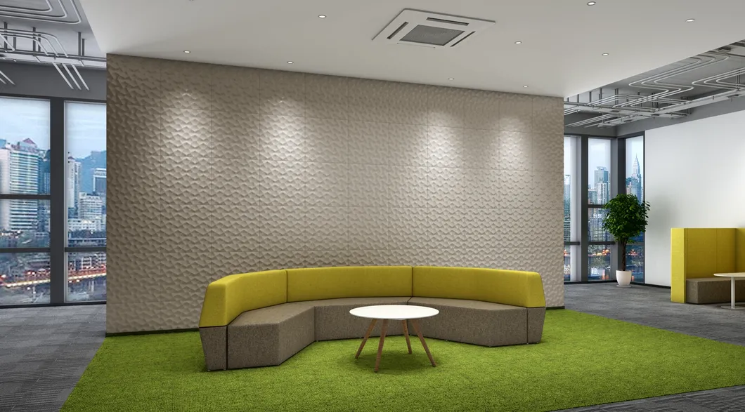 Latest Design Soft Leather Wall Panel Soundproof 3D Wall Paper