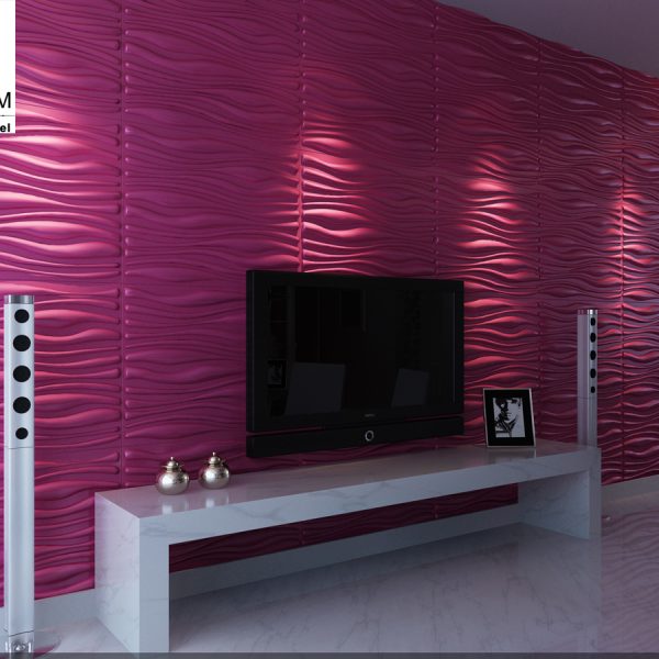 Easy Installation Blue Hotel Leather Wall Panel
