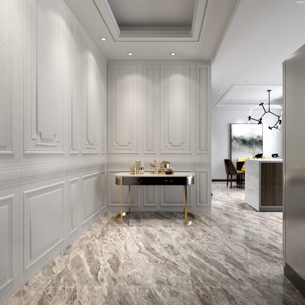 Leather Embossed Wainscot Wall Panel