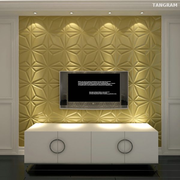 3D White Sound Reflection Wall Panel