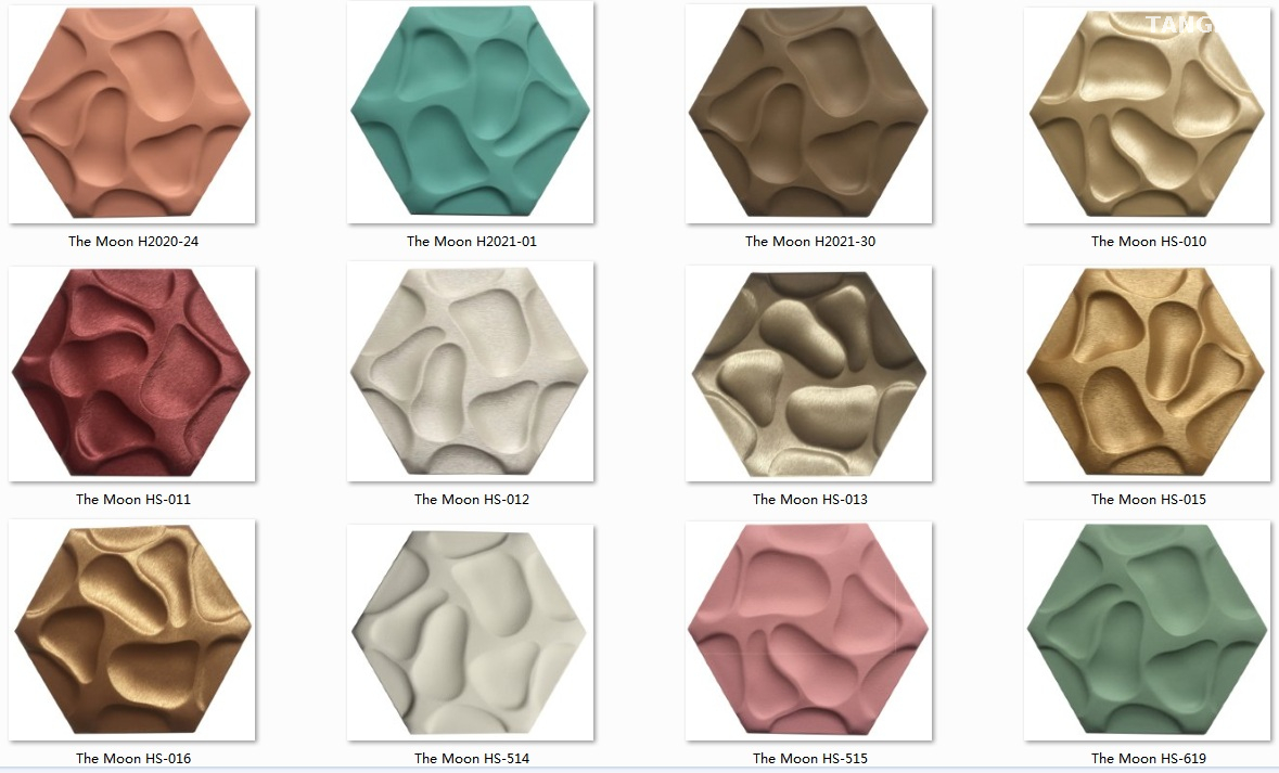 leather wall tiles-The Moon