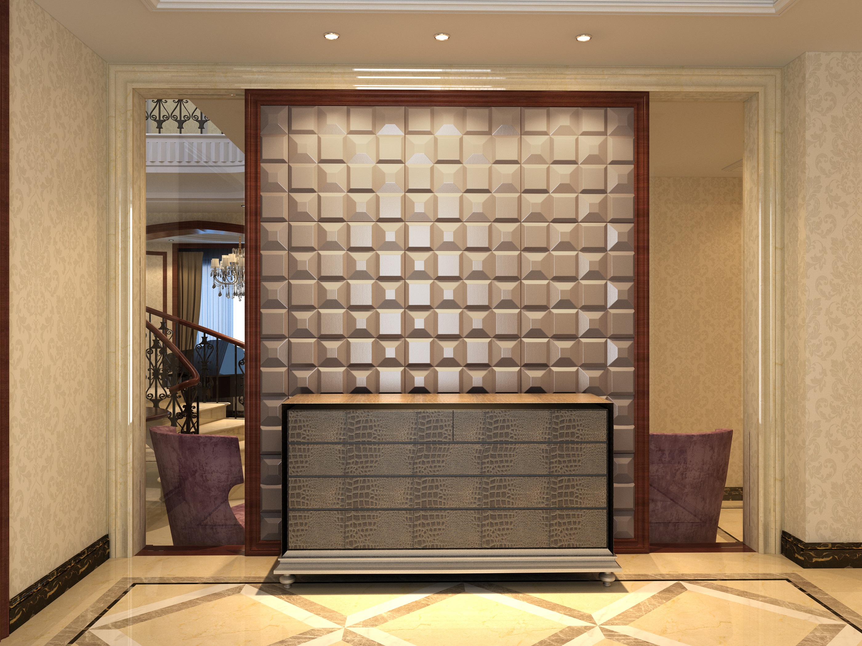solid wall-leather wall panel-Matrix II (2)