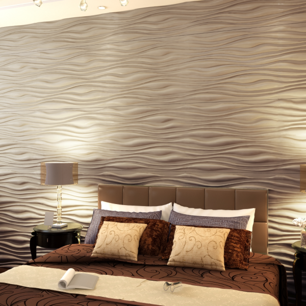 Modern Faux Leather Wall Panel Hotel Villa Decoration Waterproof Wall Covering Fire Resistant Self Adhesive Wall Sheet
